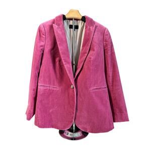 J.Crew Velvet Parke Blazer - Rose Pink - Size 10 - Excellent Condition